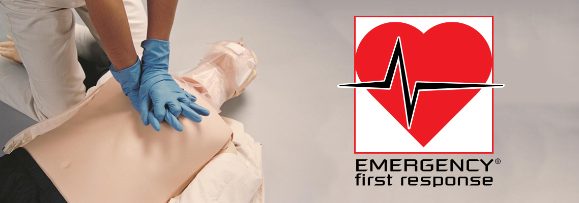 Emergency First Response (EFR) course: Primary Care (CPR), Secondary Care (First Aid)